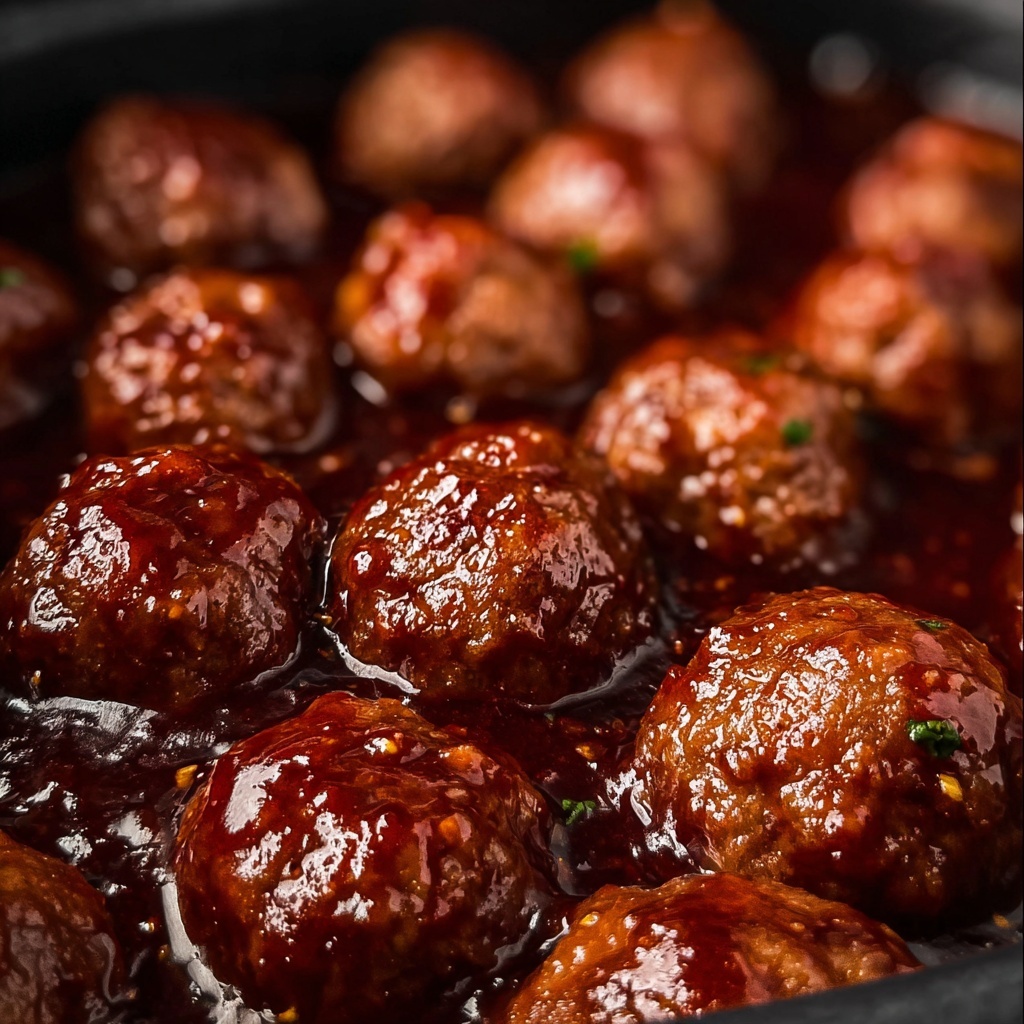 Crockpot Teriyaki Meatballs Recipe - Recipe Image