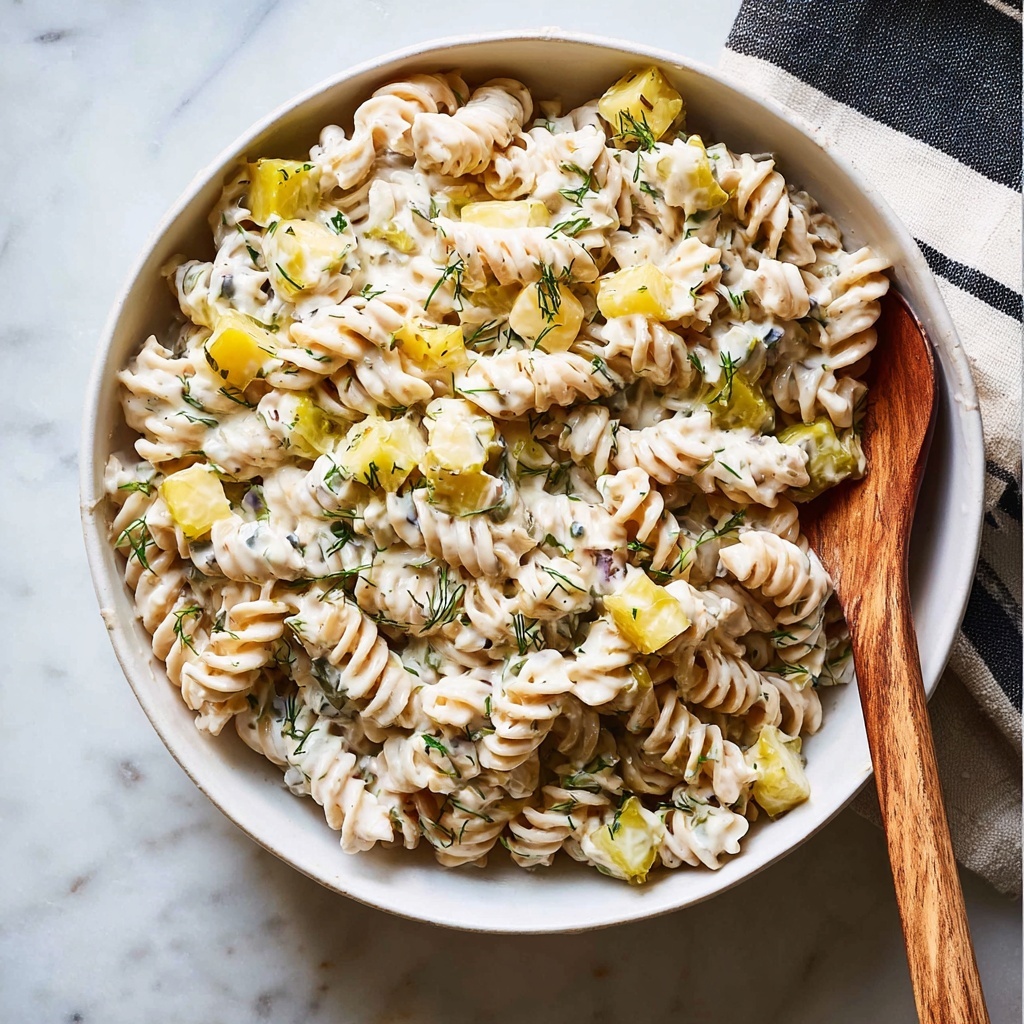 Dill Pickle Pasta Salad Recipe - Recipe Image