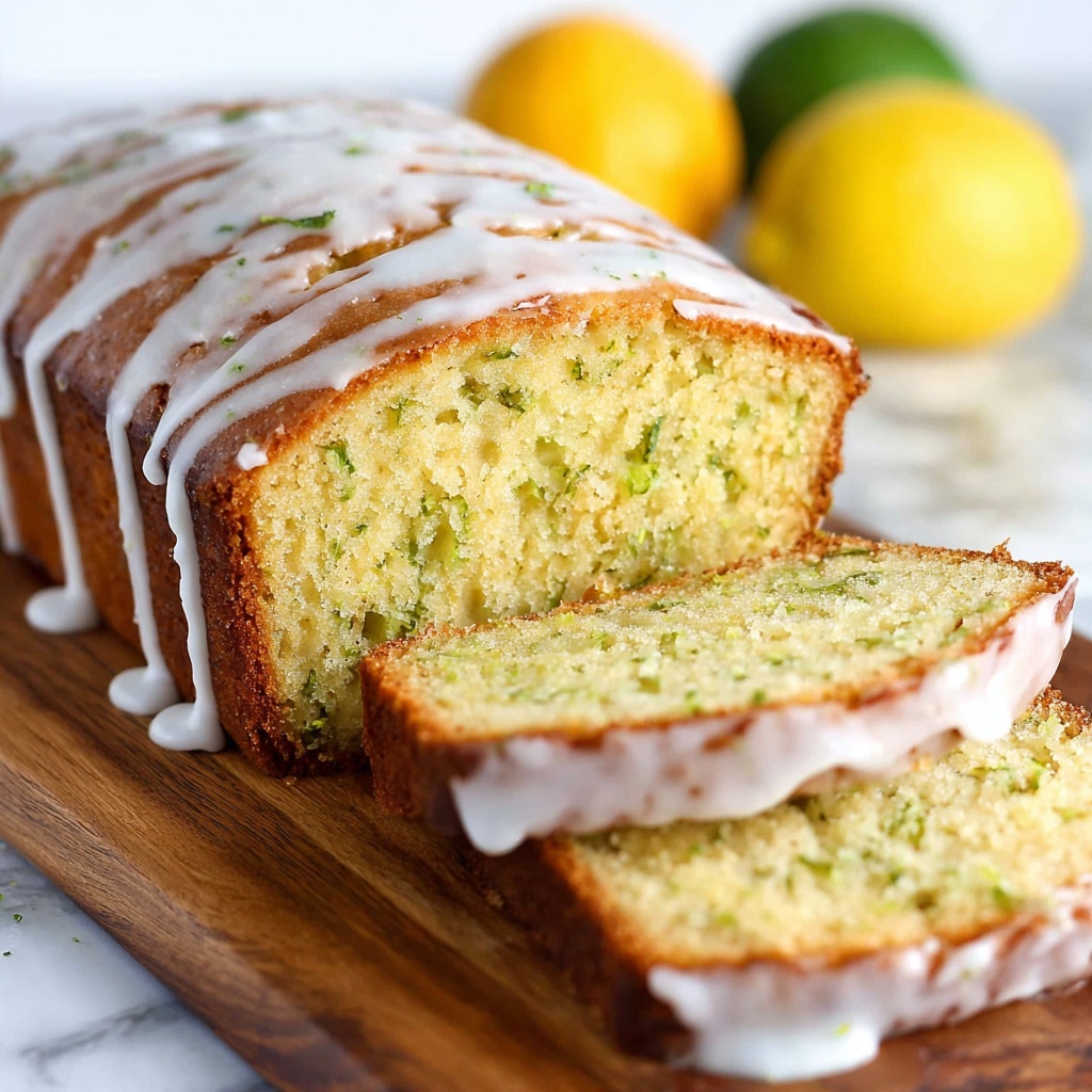 Iced Lemon Zucchini Bread Recipe - Recipe Image