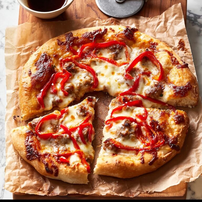Sausage and Pepper Pizza Recipe