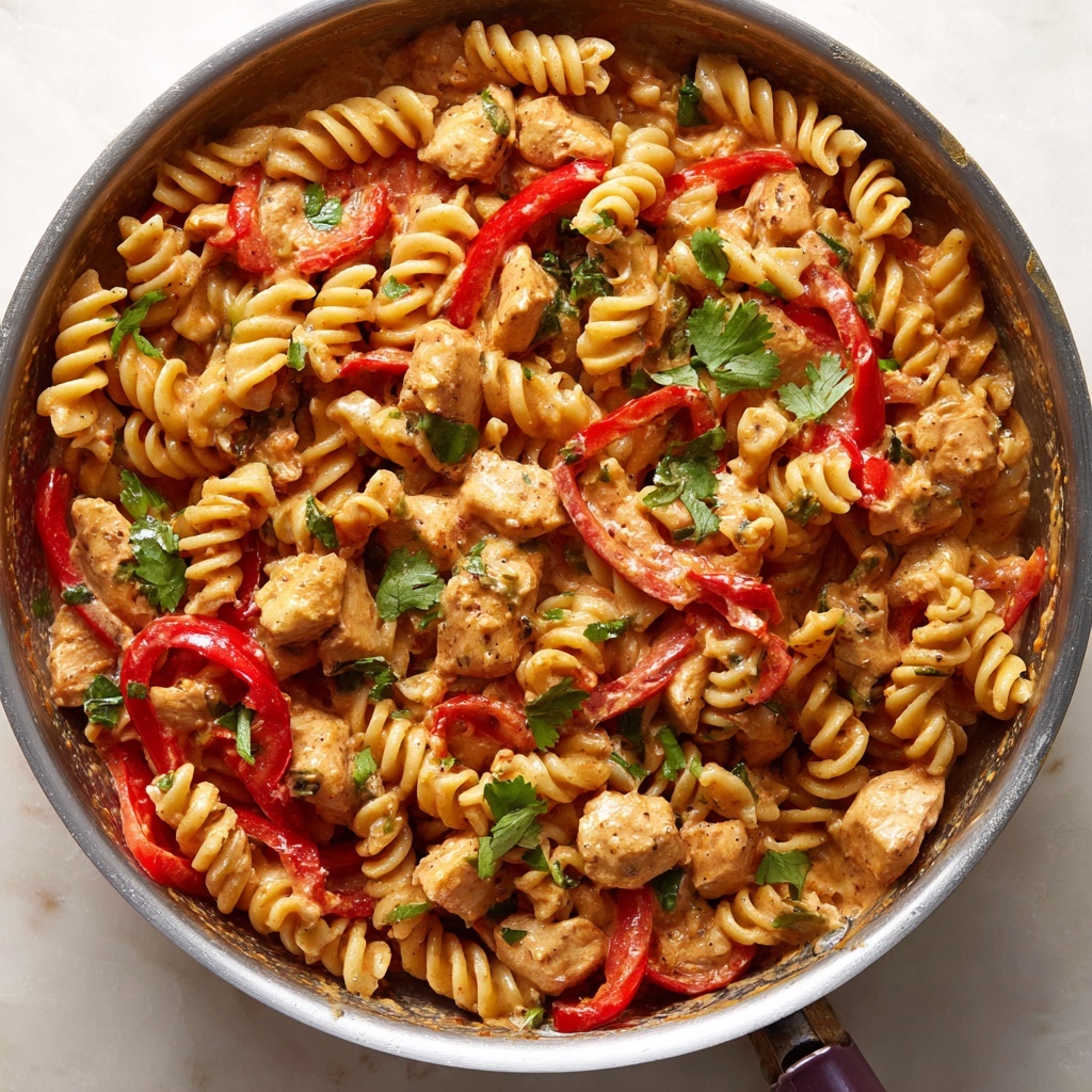 Chicken Fajita Pasta Recipe - Recipe Image