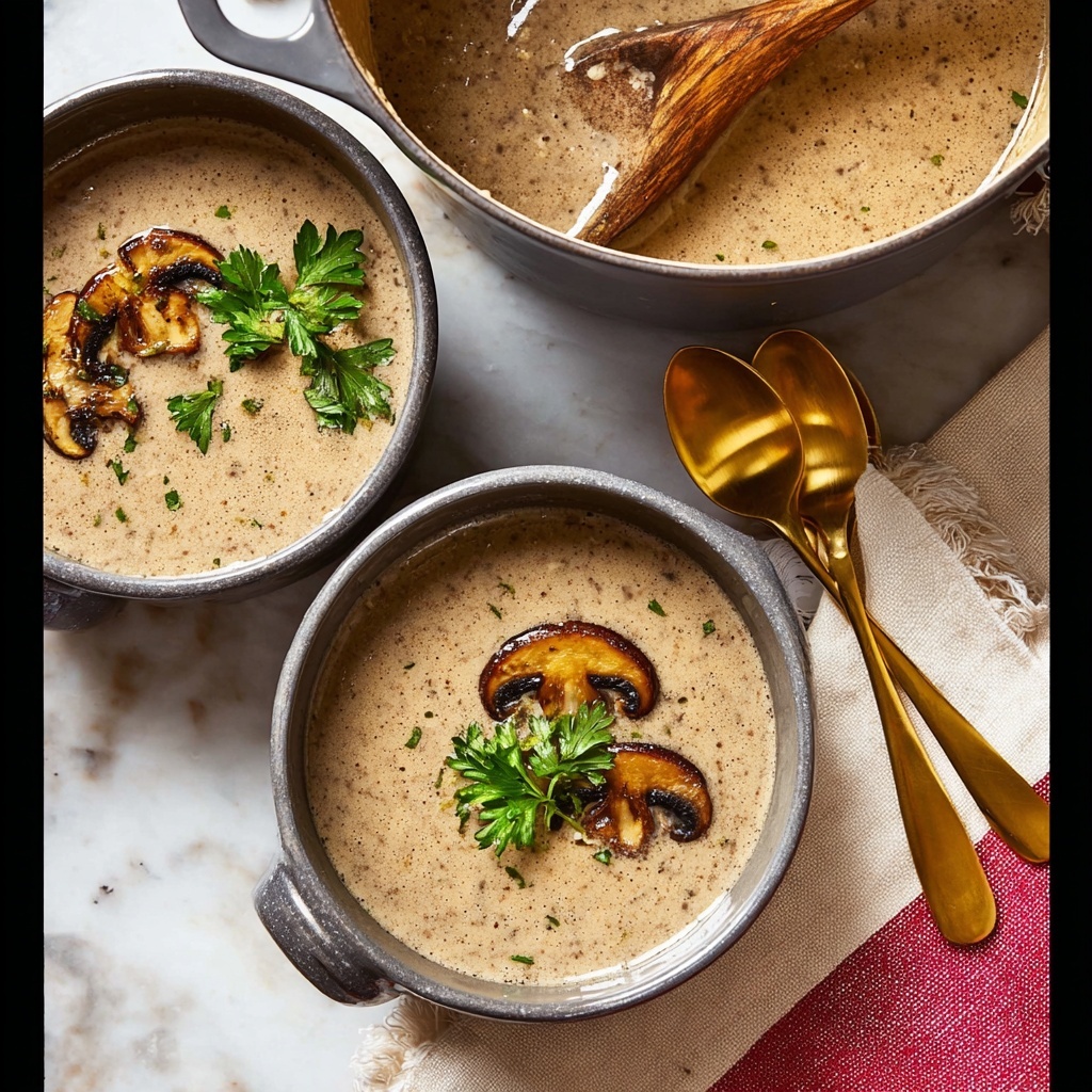 Cream of Mushroom Soup Recipe - Recipe Image