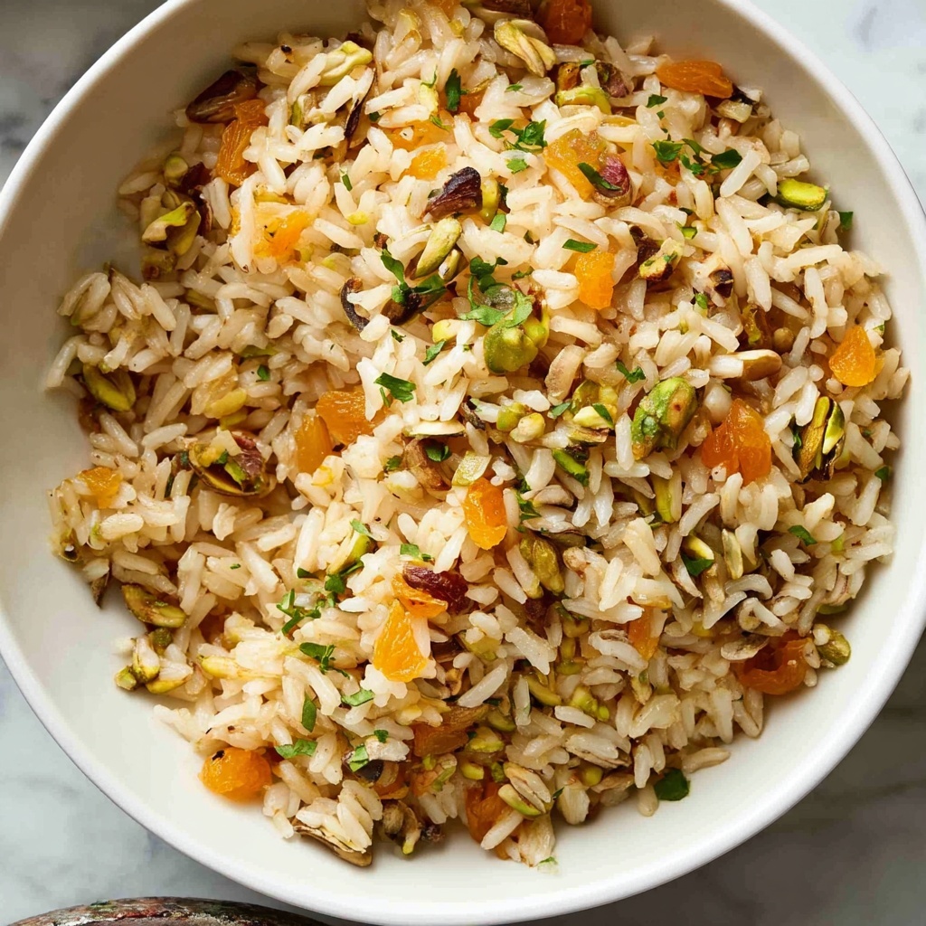 Rice Pilaf with Nuts and Dried Fruit Recipe - Recipe Image