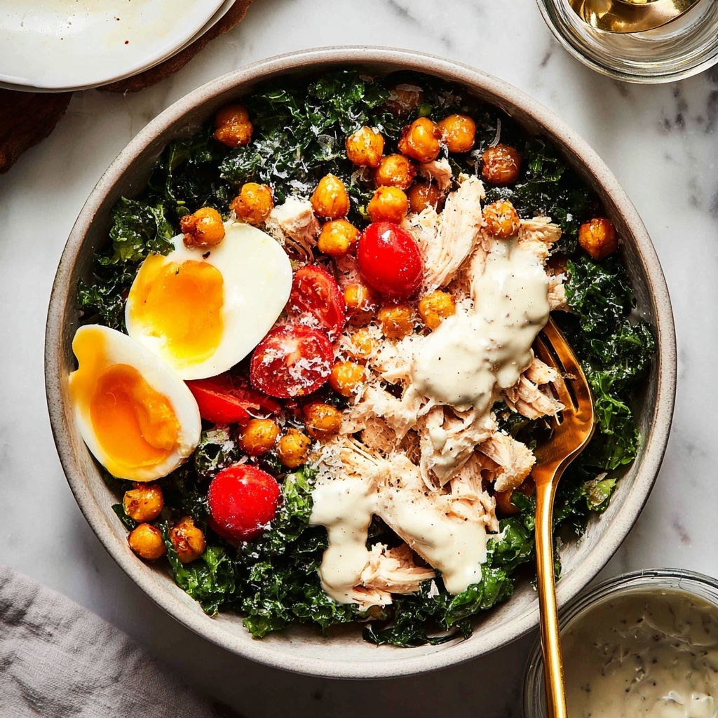 The Most Amazing Chicken Kale Salad Recipe - Recipe Image