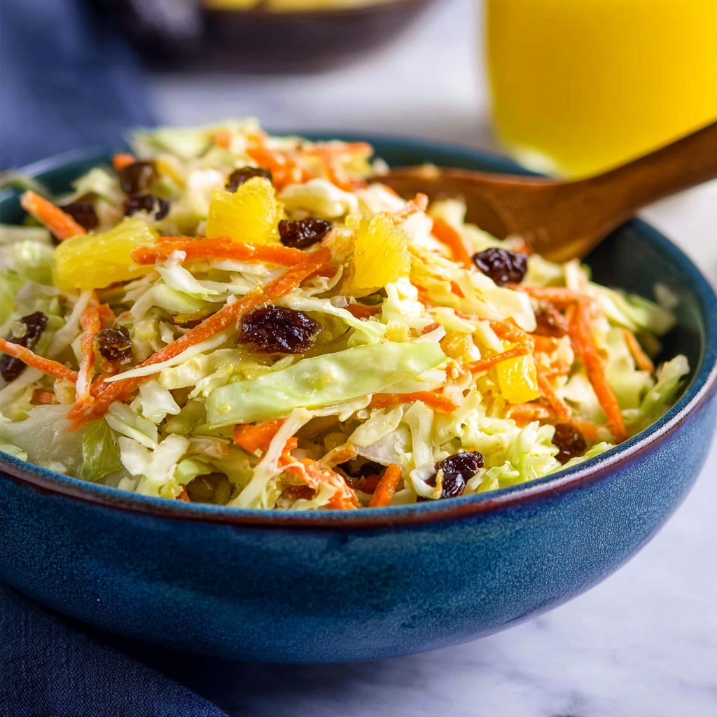 Jamaican Pineapple Raisin Slaw Recipe - Recipe Image