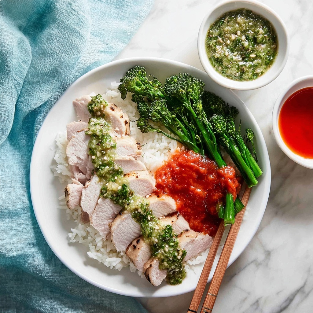 Foolproof Poached Chicken with Ginger Shallot Sauce Recipe - Recipe Image