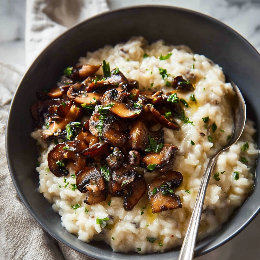 Creamy Mushroom Risotto Recipe - Recipe Image