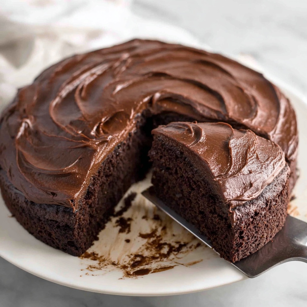Easy Chocolate Fudge Cake Recipe - Recipe Image
