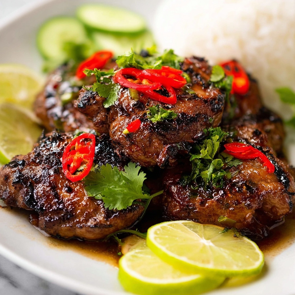 Thai Grilled Chicken (Gai Yang) with Coconut Rice and Dipping Sauces Recipe - Recipe Image