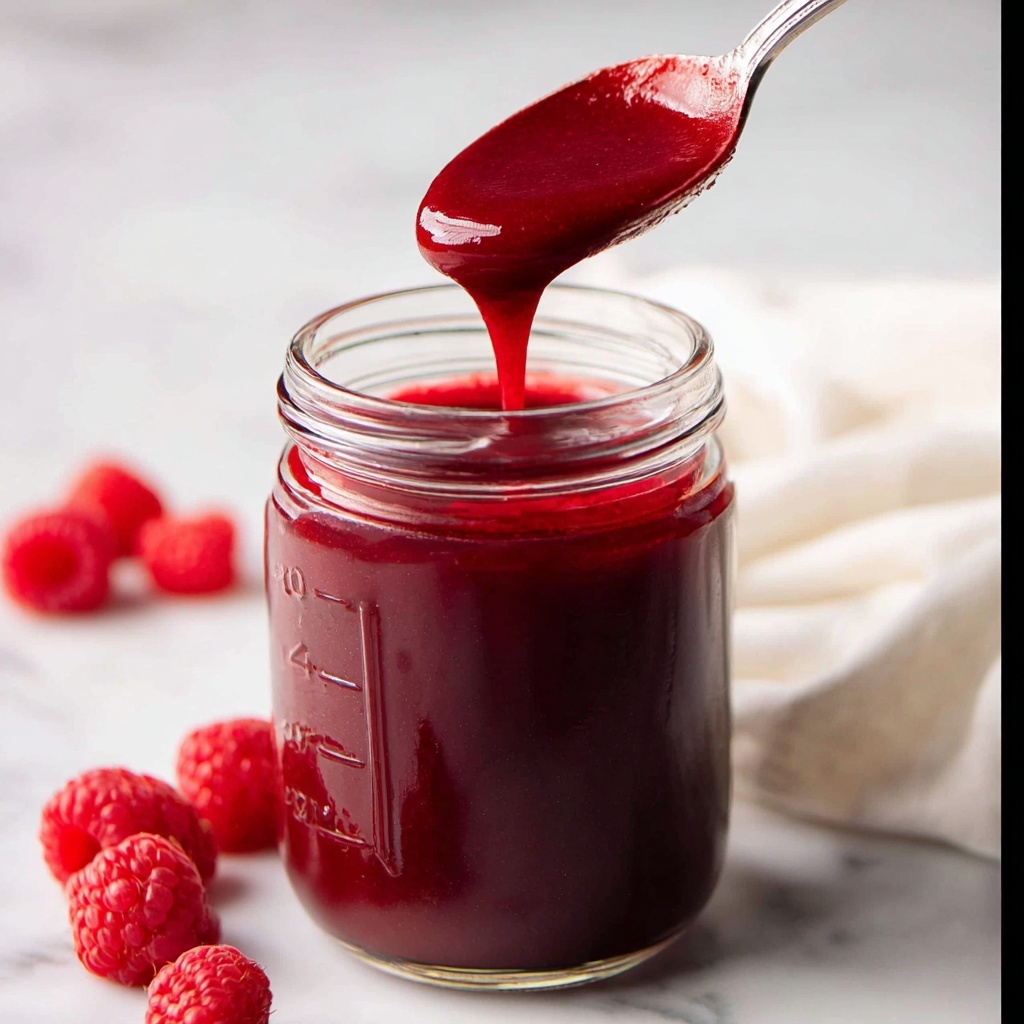 Homemade Raspberry Coulis Recipe - Recipe Image