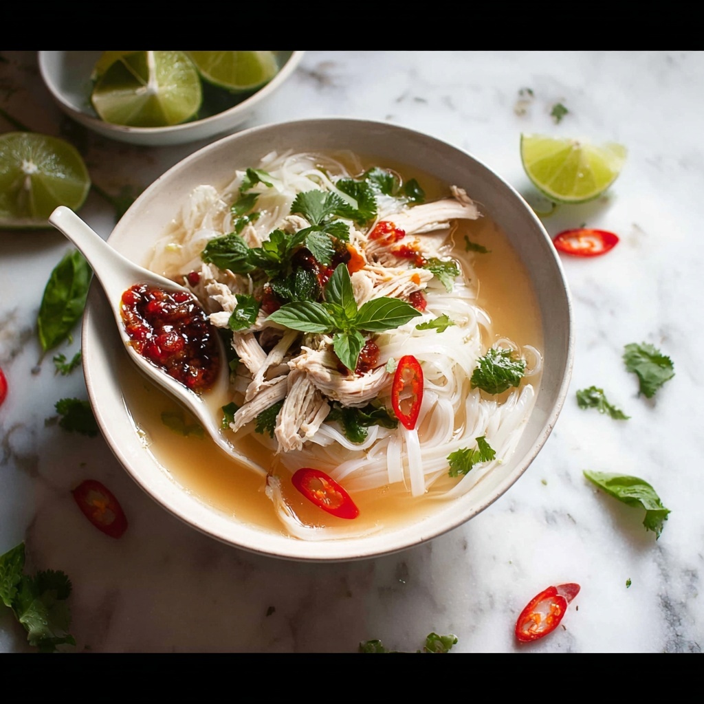 Vietnamese Chicken Pho Soup (Pho Ga) Recipe - Recipe Image