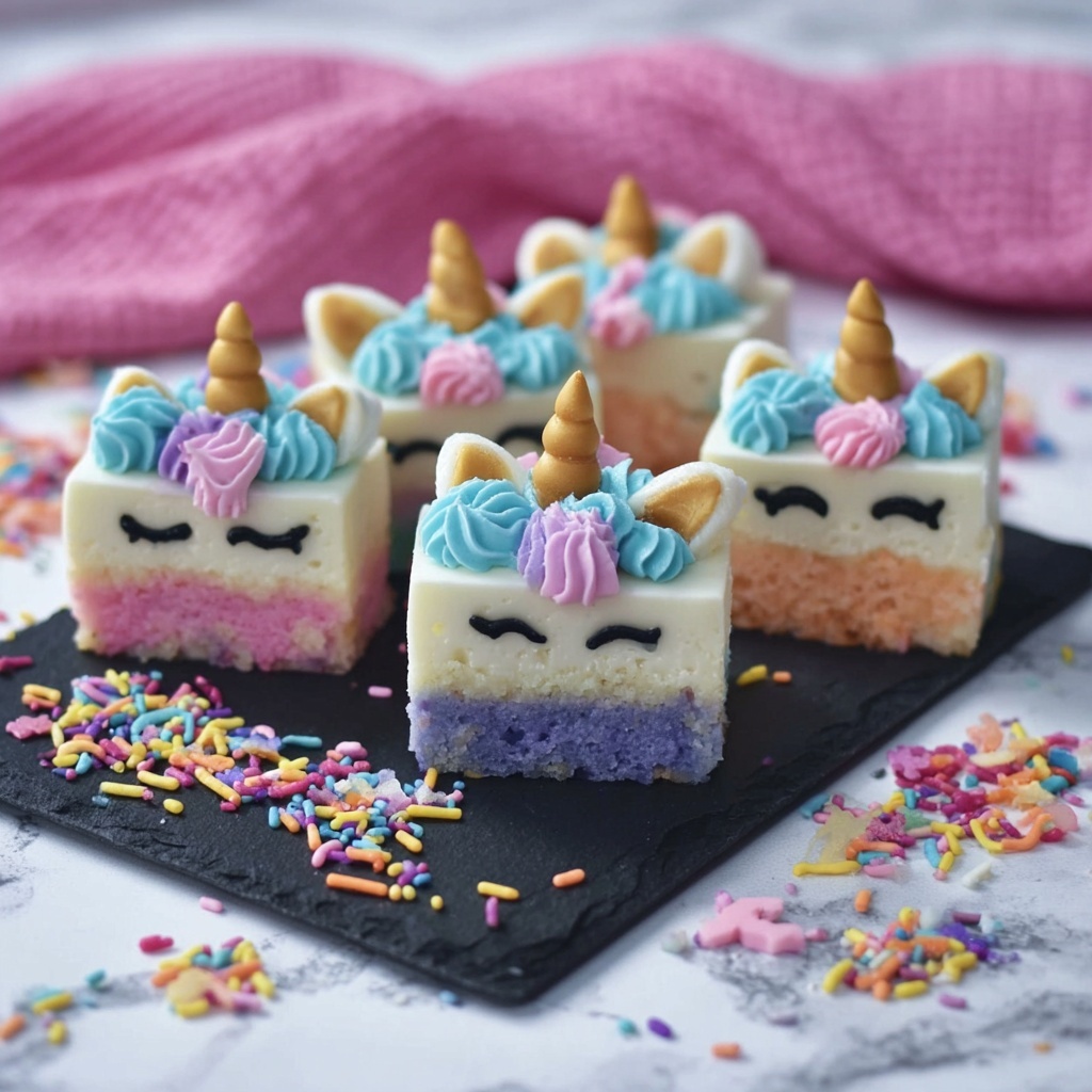 Easy Unicorn Petit Fours Recipe - Recipe Image