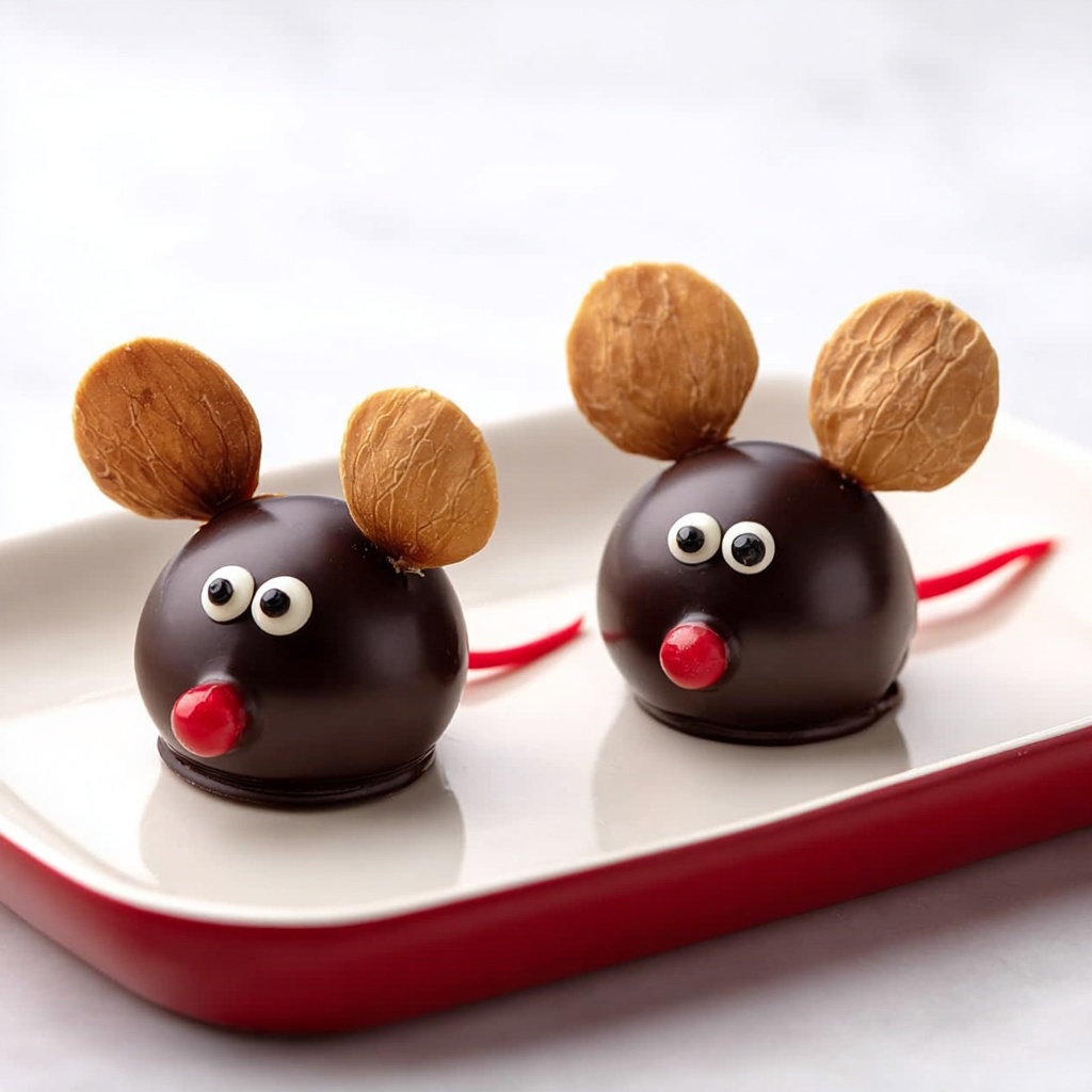 Chocolate Cherry Mice Recipe - Recipe Image