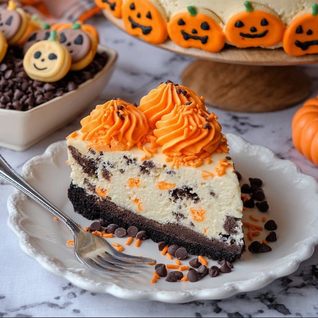 Halloween Peeps Cheesecake Recipe - Recipe Image