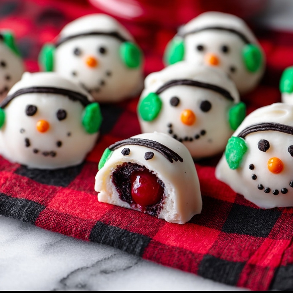 Snowman Brownie Bombs Recipe - Recipe Image