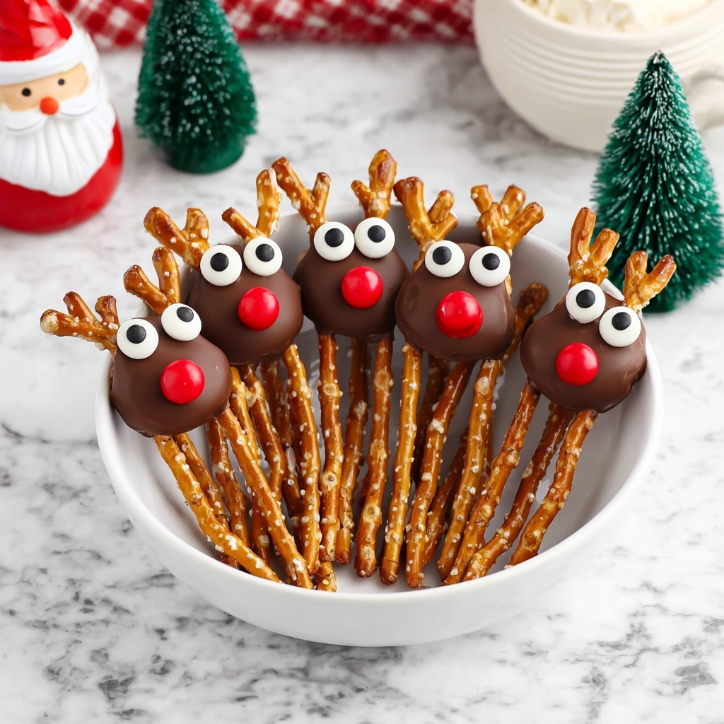 Reindeer Pretzels Recipe - Recipe Image