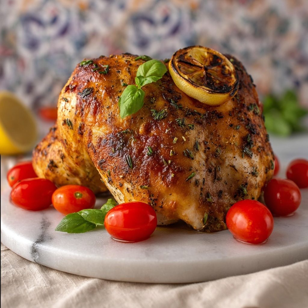 Christmas Turkey Crown with Orange and Herb Butter Recipe - Recipe Image