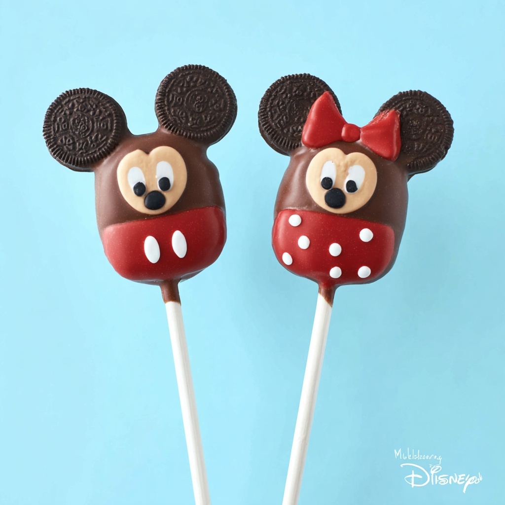 Easy Mickey and Minnie Mouse Treats Recipe - Recipe Image