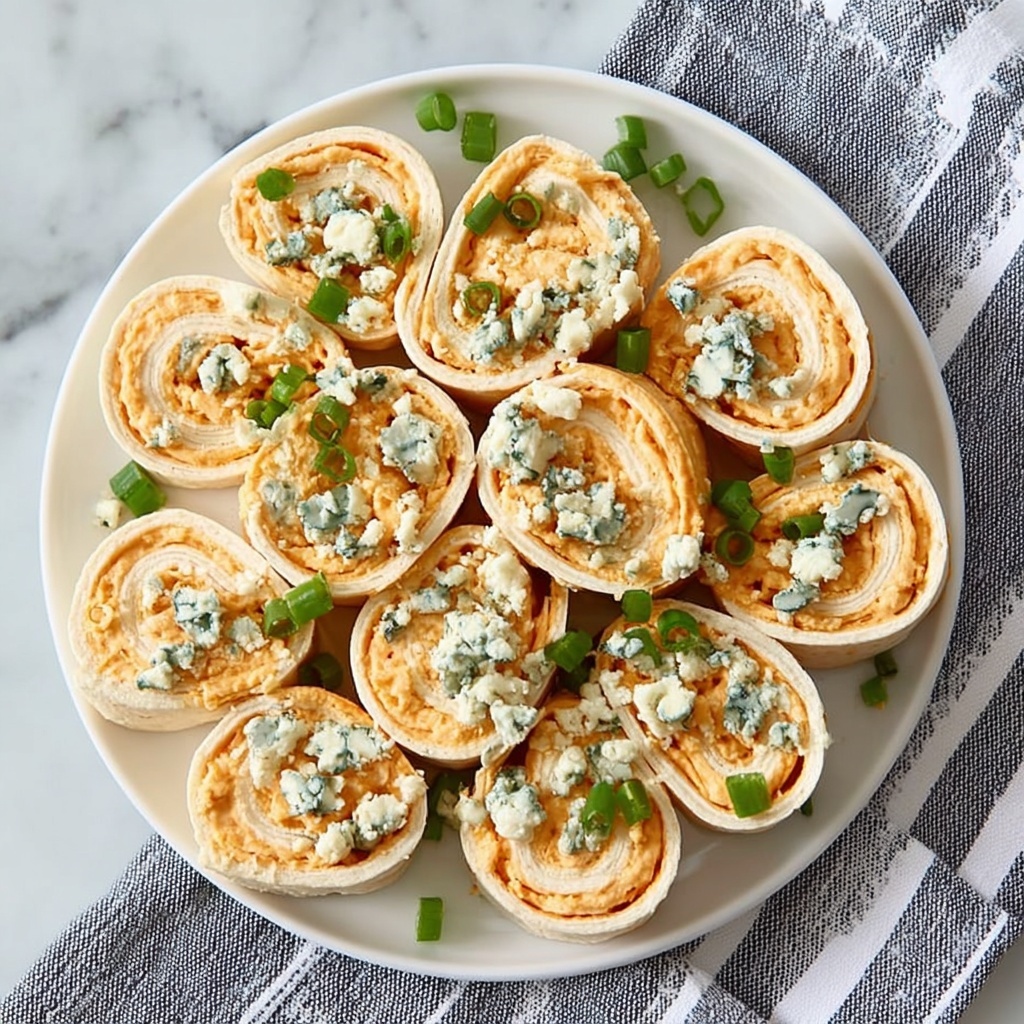 Buffalo Chicken Roll Ups Recipe - Recipe Image