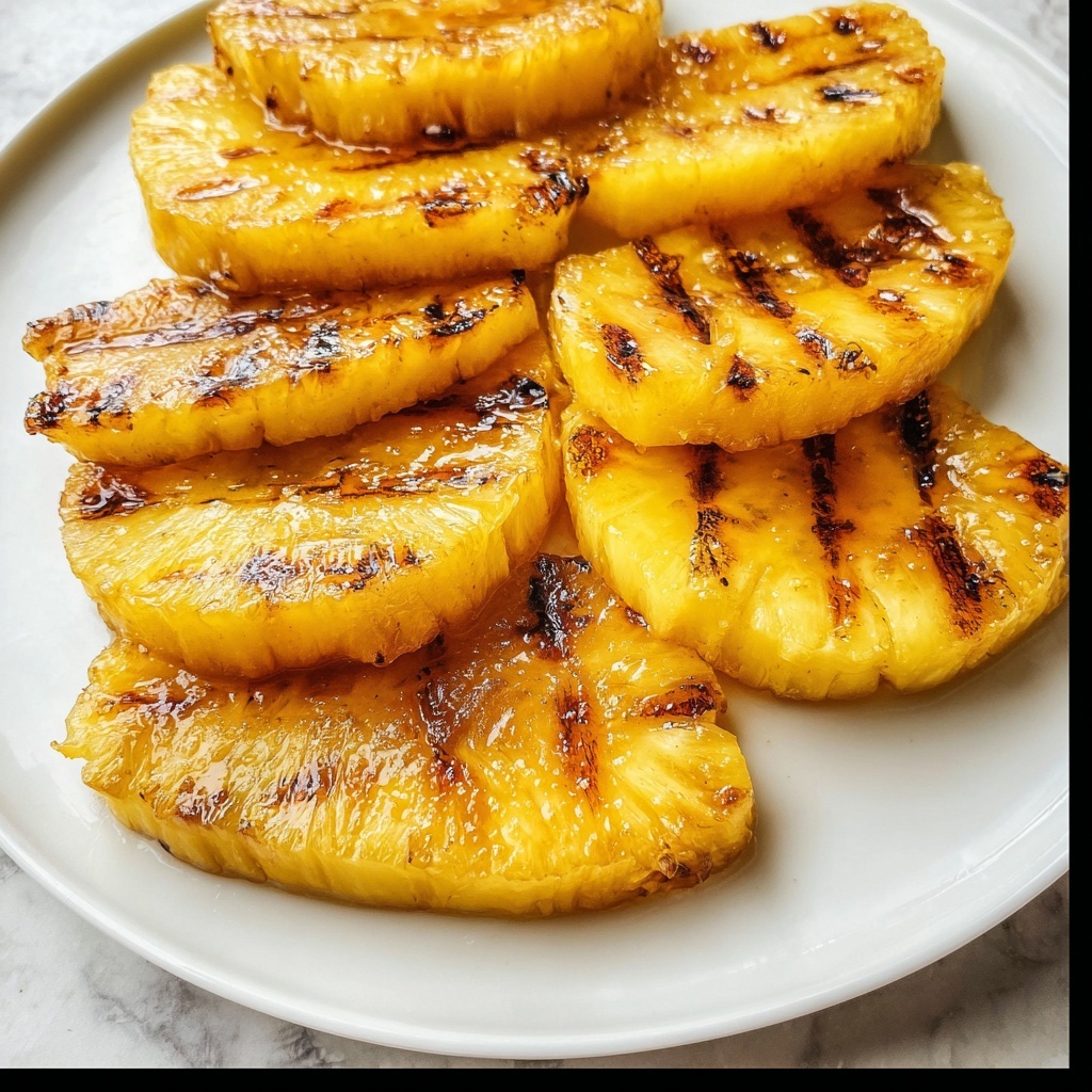 Grilled Pineapple with Brown Sugar and Allspice Recipe - Recipe Image