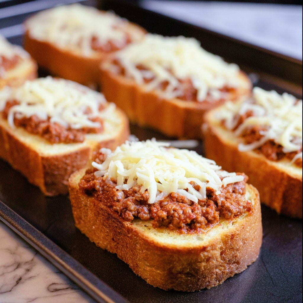 Garlic Bread Sloppy Joes Recipe - Recipe Image