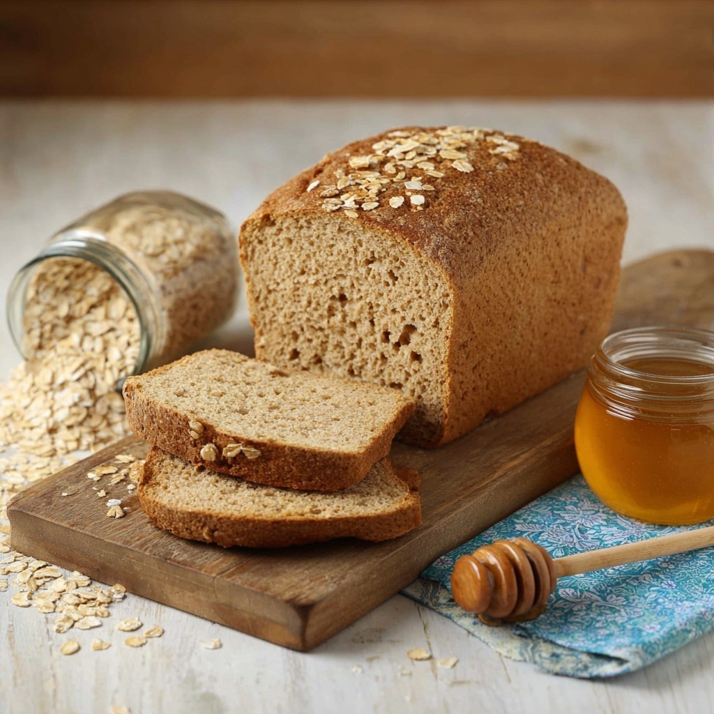 Honey Oat Bread Recipe - Recipe Image