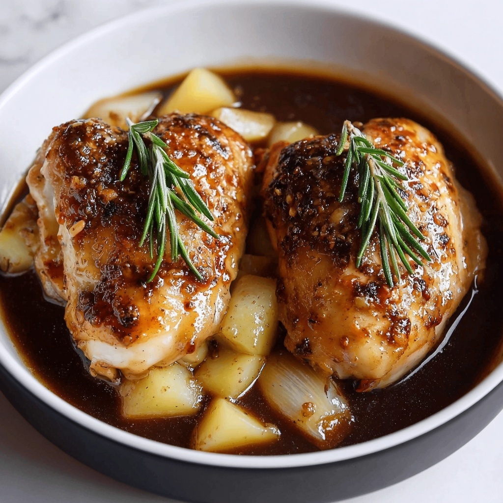 Irresistibly Juicy Apple and Brie Stuffed Chicken Delight Recipe - Recipe Image