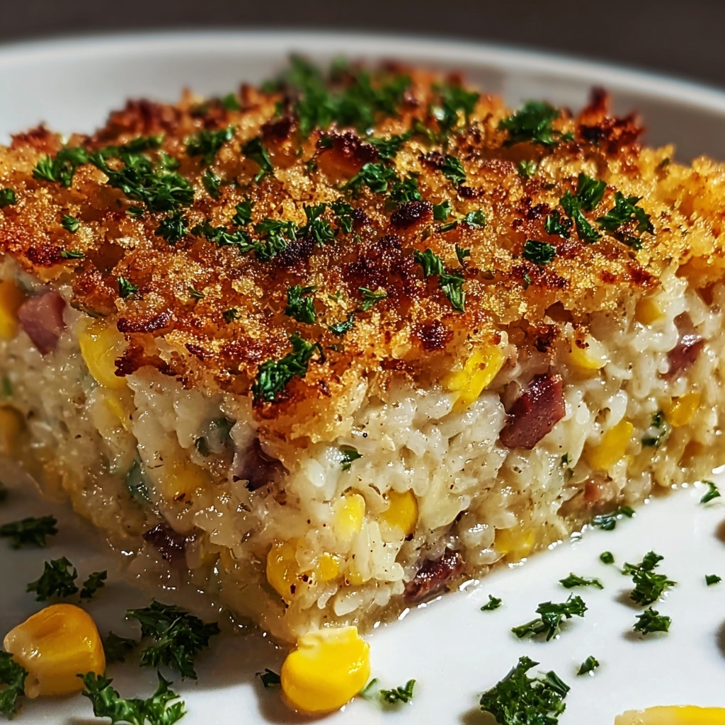 Loaded Cornbread Casserole – The Ultimate Comfort Food Dish Recipe - Recipe Image