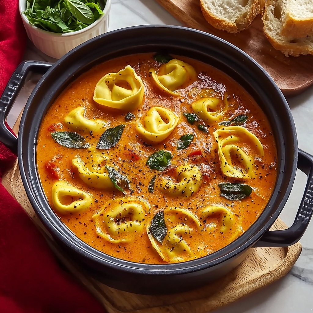 Creamy Tomato Tortellini Soup That Warms Your Soul Recipe - Recipe Image