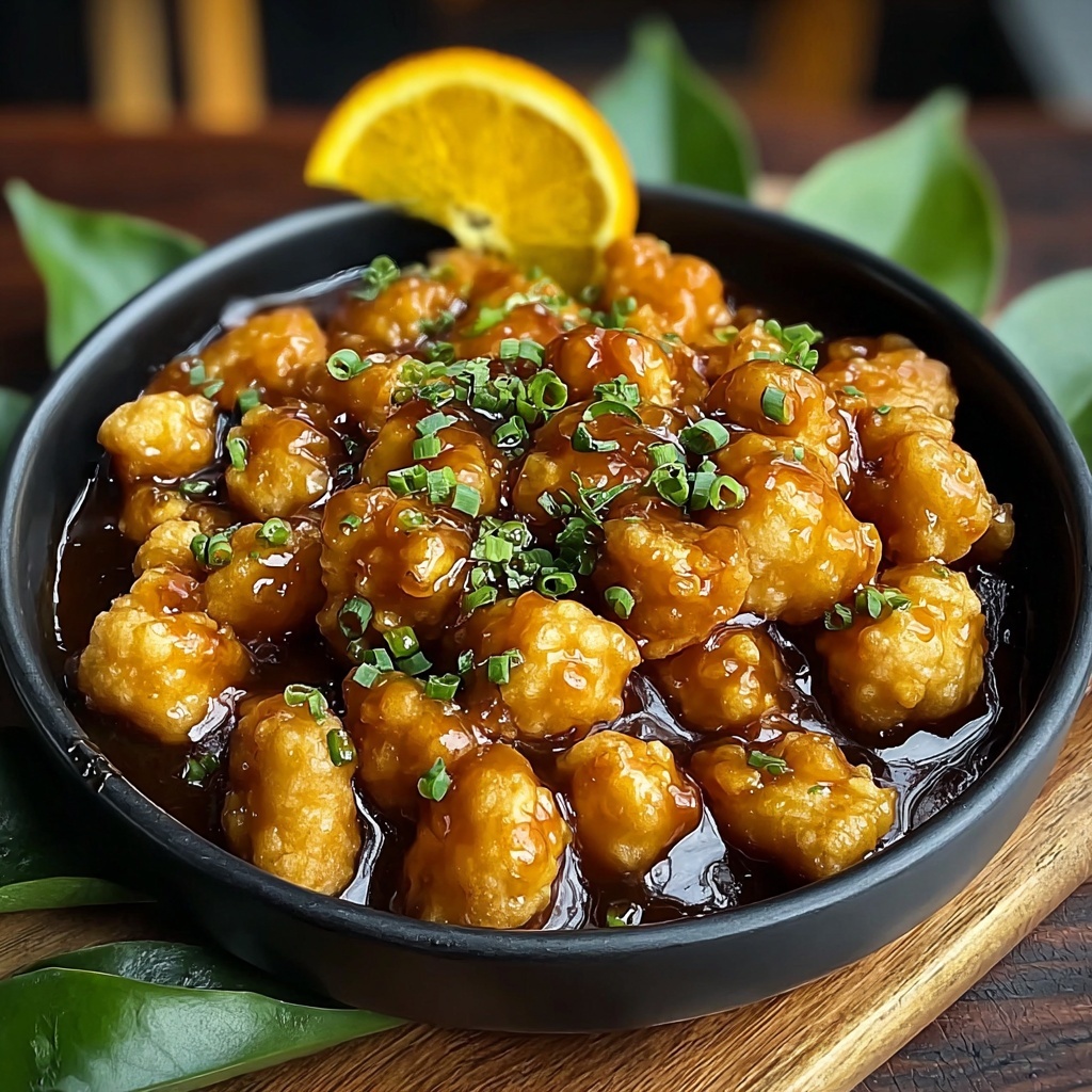 Irresistibly Delicious Homemade Chinese Orange Chicken Recipe - Recipe Image