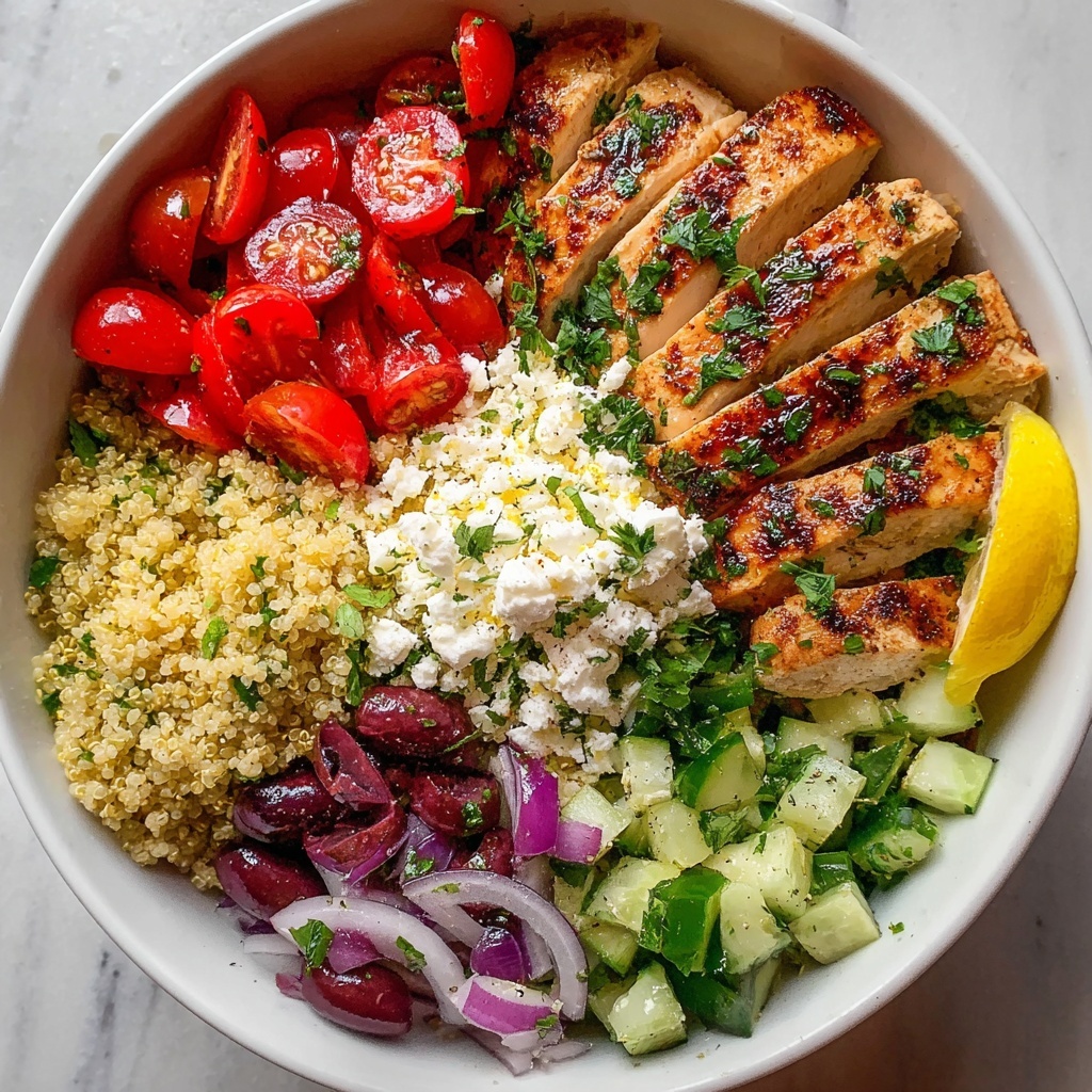 Mediterranean Chicken Bowl Recipe - Recipe Image
