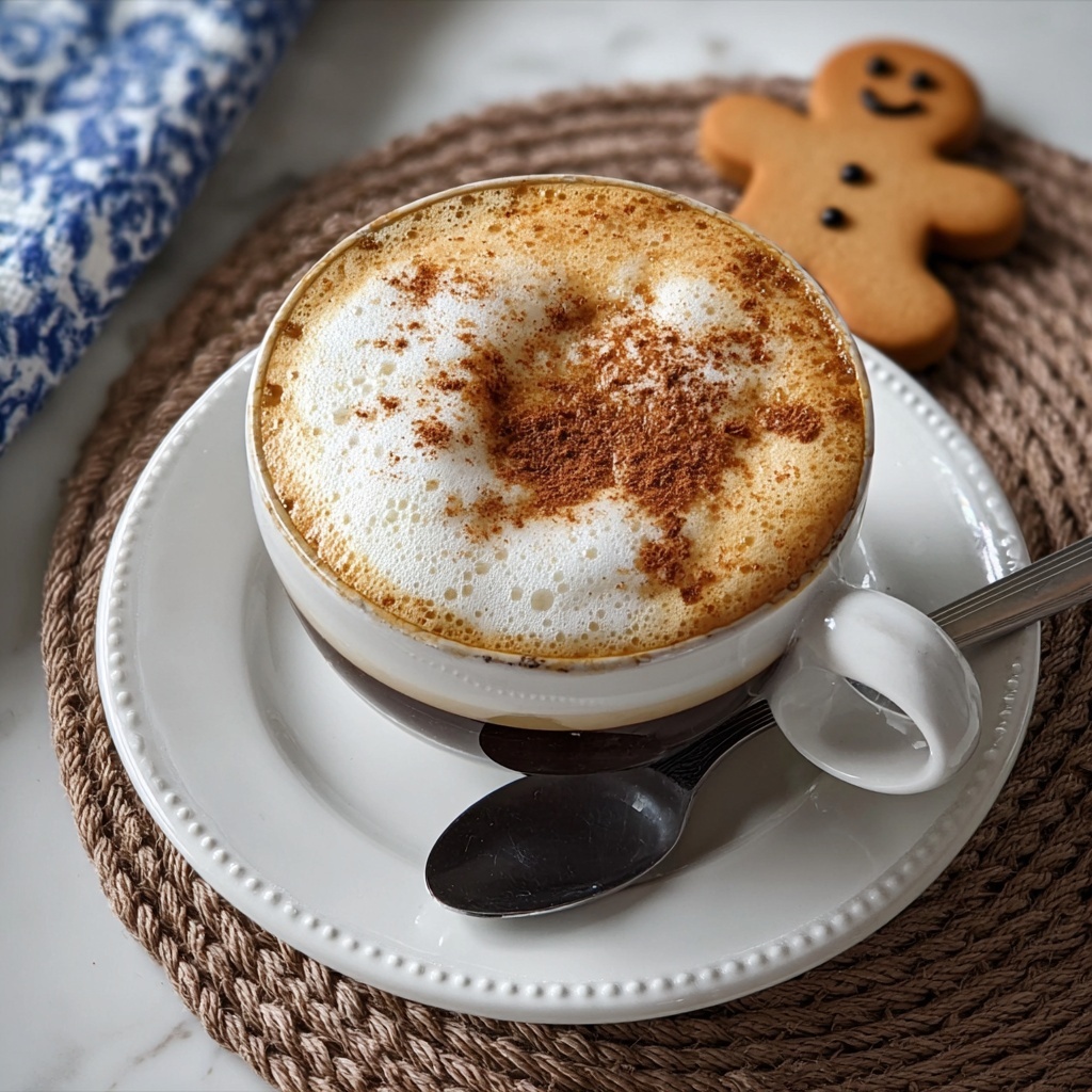 Warm Spiced Gingerbread Latte Recipe - Recipe Image