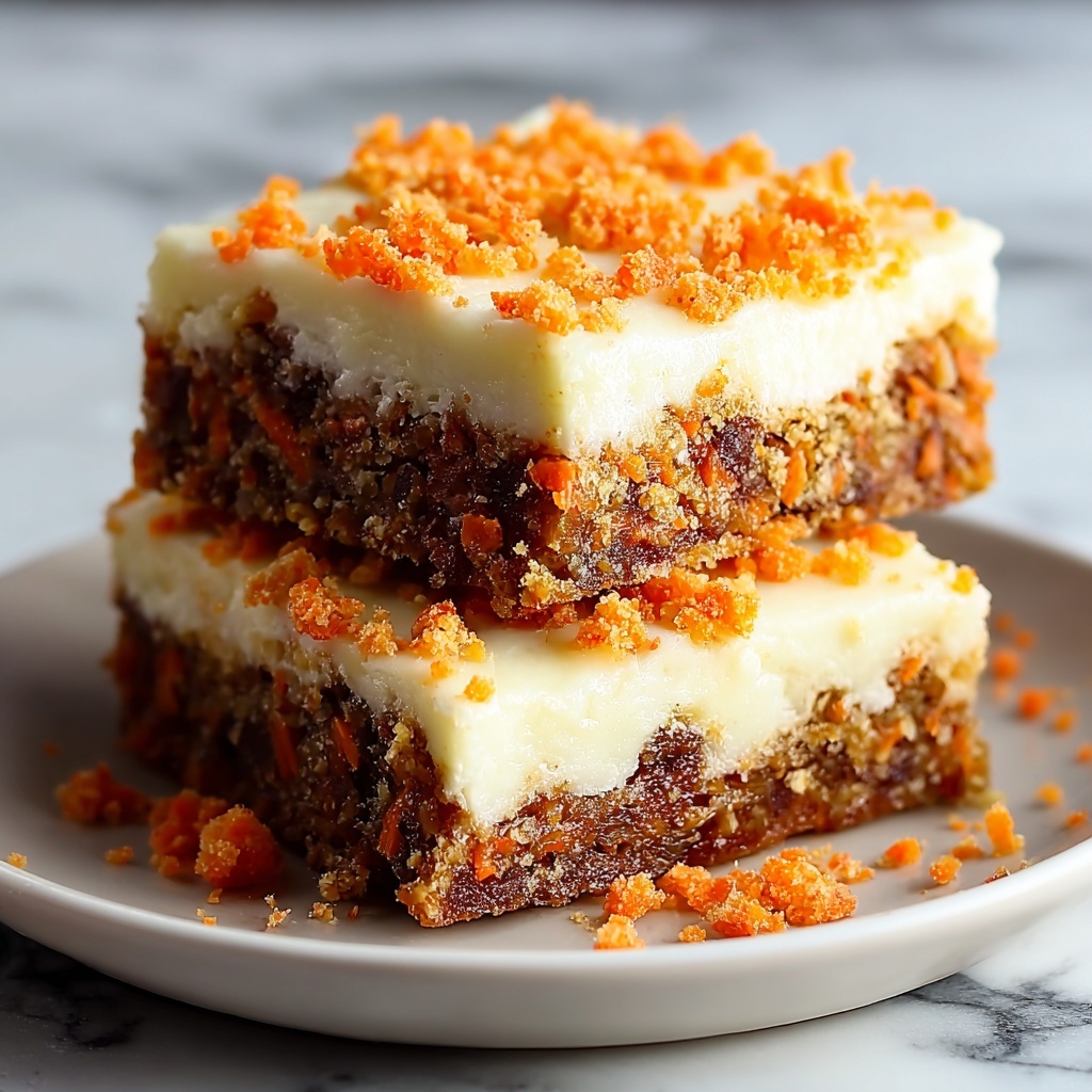 Irresistible Carrot Cake Bars with Luscious Cream Cheese Frosting Recipe - Recipe Image