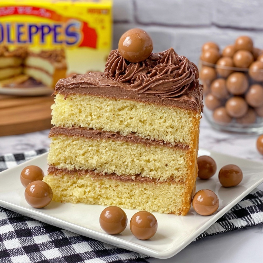 Whopper Cake - Malted Milk Ball Cake Recipe - Recipe Image