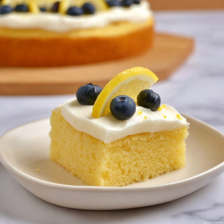 Lemon Sheet Cake with Cream Cheese Frosting Recipe