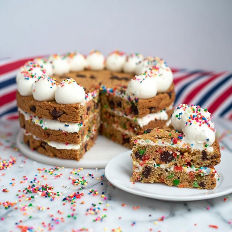 Chocolate Chip Cookie Layer Cake Recipe