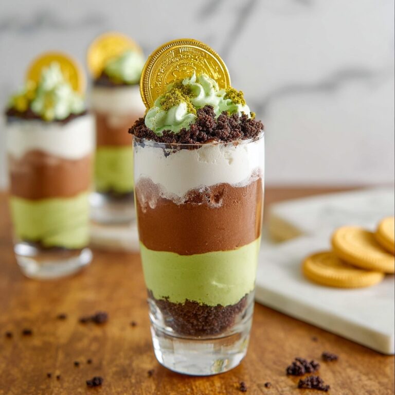 St. Patrick’s Day Pudding Parfaits Recipe