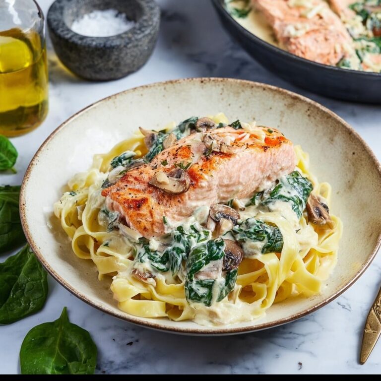 Tuscan Salmon with Sun-Dried Tomatoes and Creamy Spinach Recipe