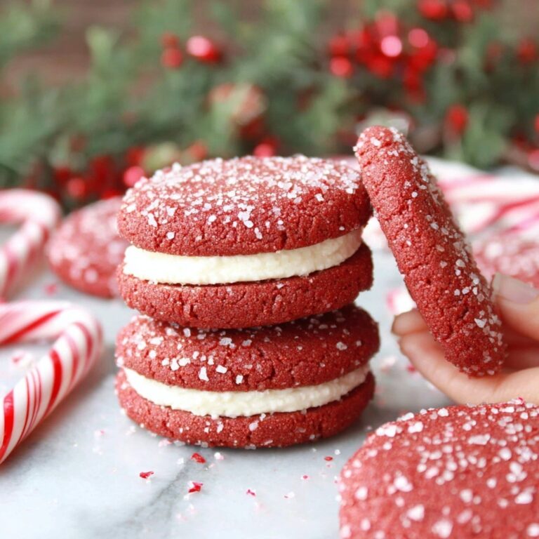 Red Velvet Sandwich Cookies Recipe