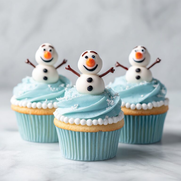 Easy Olaf Cupcakes Recipe
