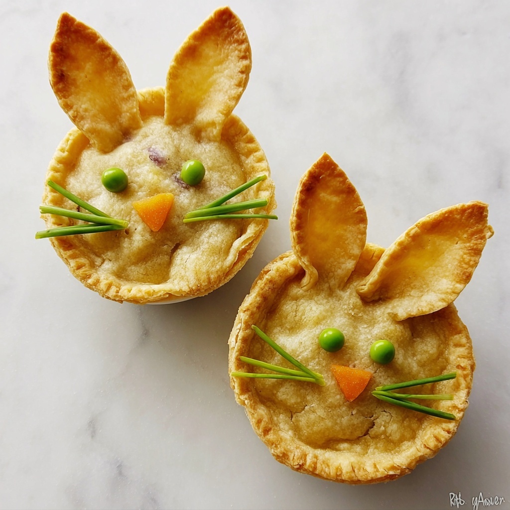 Easter Bunny Chicken Pot Pie Recipe - Recipe Image