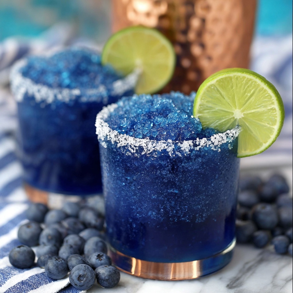 Frozen Blueberry Margarita Recipe - Recipe Image