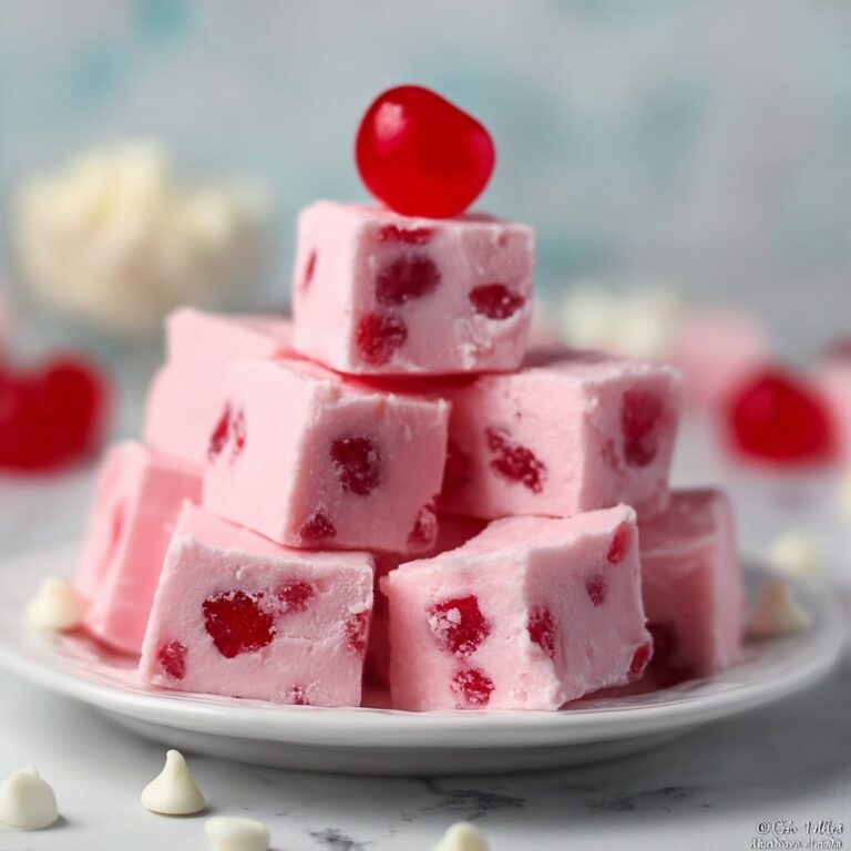 White Chocolate Cherry Fudge Recipe