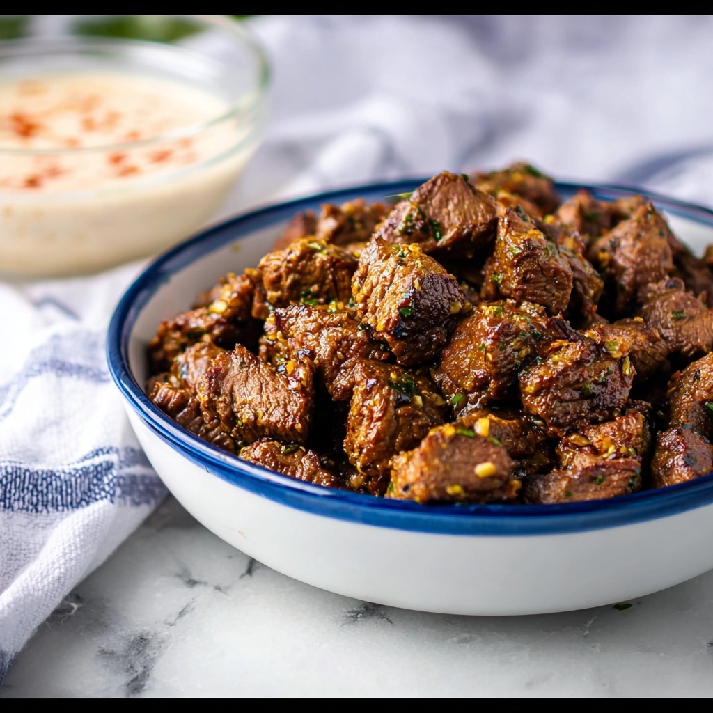 Mexican Slow Cooker Steak Bites with Queso and Green Chiles Recipe - Recipe Image