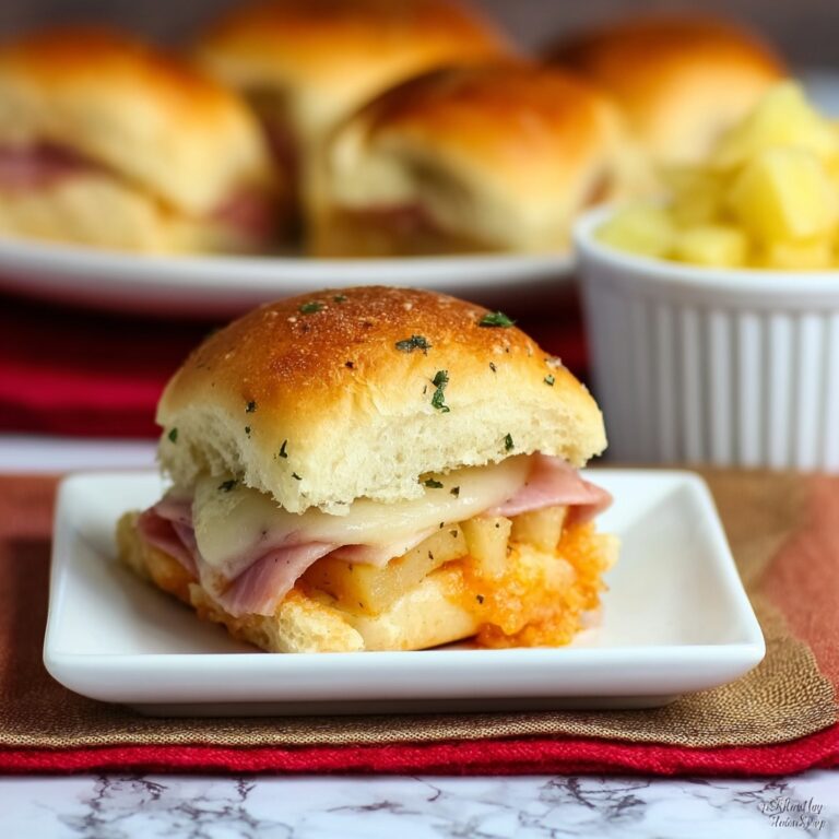 Hawaiian Pizza Sliders Recipe