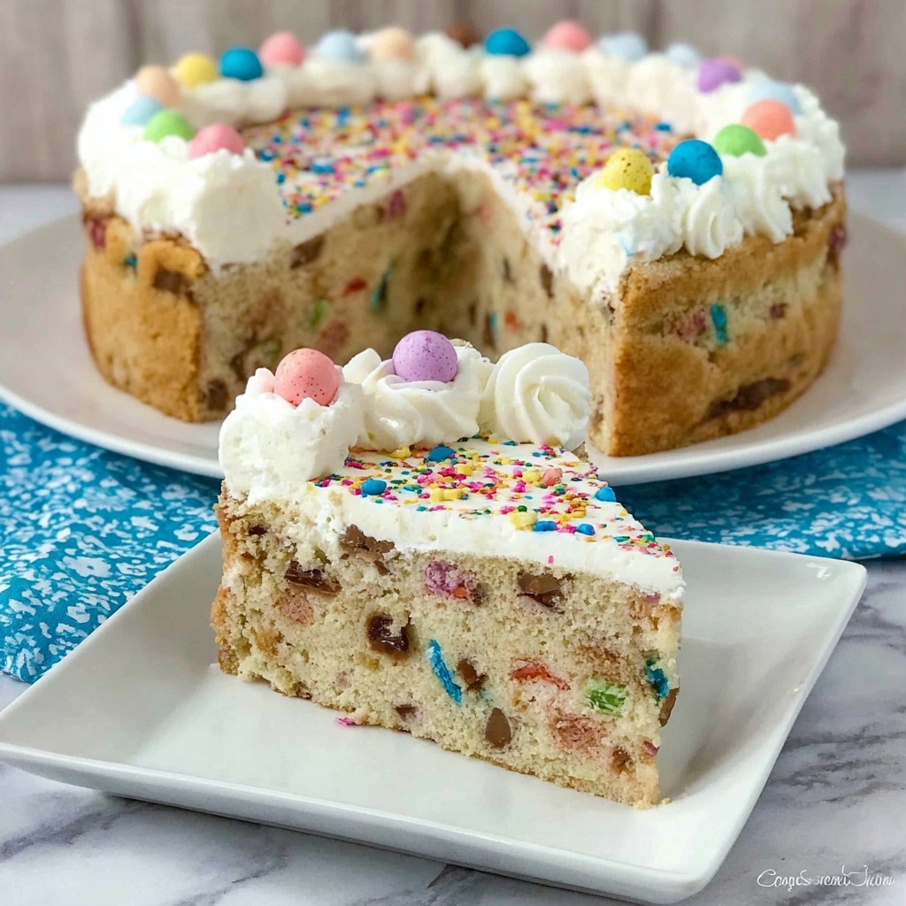 Easter Cookie Cake Recipe - Recipe Image