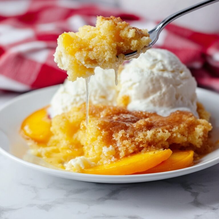 Peach Dump Cake Recipe