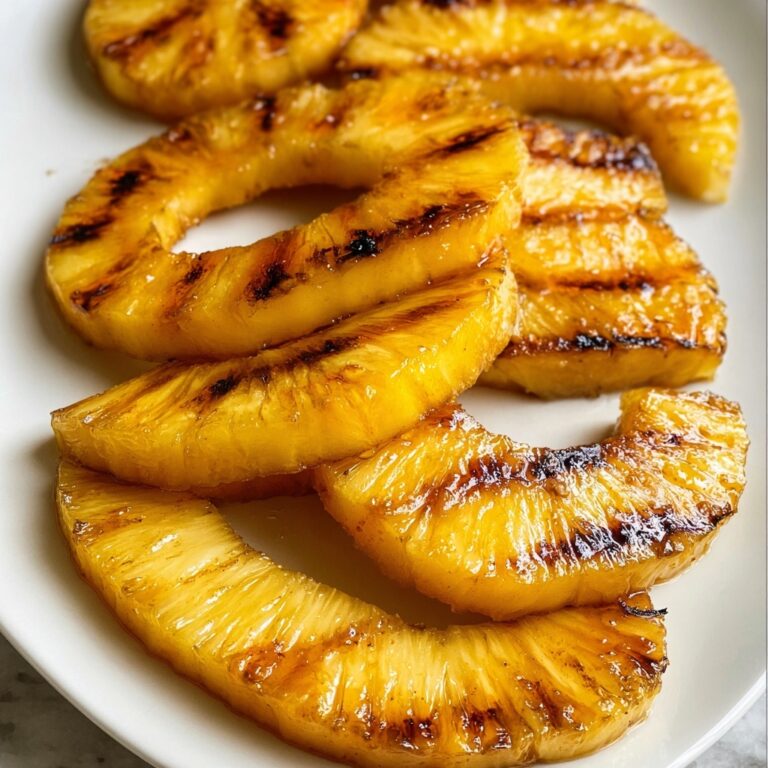 Grilled Pineapple with Brown Sugar and Allspice Recipe