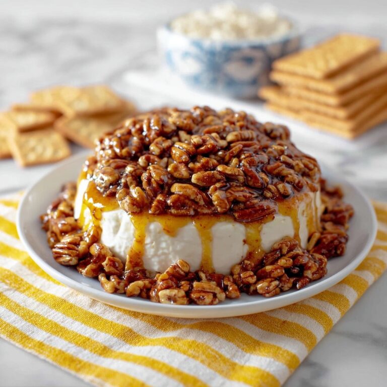 French Quarter Cheese Spread with Pecan Topping Recipe