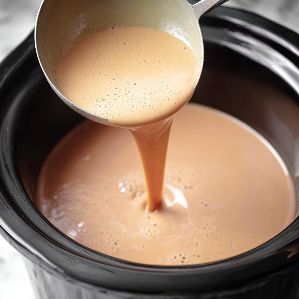 Overnight Croissant Breakfast Casserole with Sausage, Cheddar, and Creamy Gravy Recipe - Recipe Image